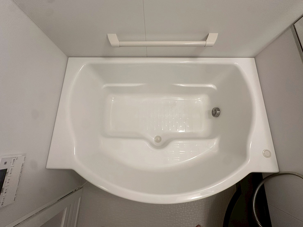 浴槽塗装を施工した後の画像です
