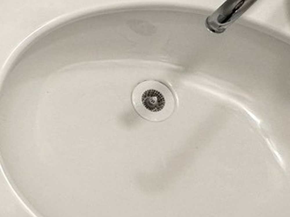 洗面ボールひび割れ修繕アフター画像